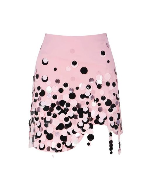 Art Dealer Pink Short Skirts