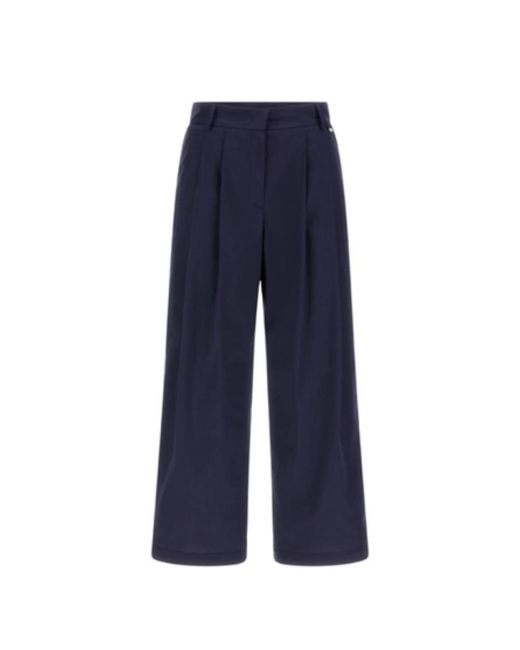 Herno Broeken ,Blauw ,Katoen Blauwe Regular Fit Broek in het Blue