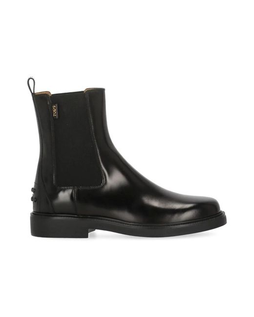 Tod's Black Chelsea Boots