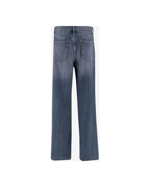L'Agence Straight Jeans in het Blue