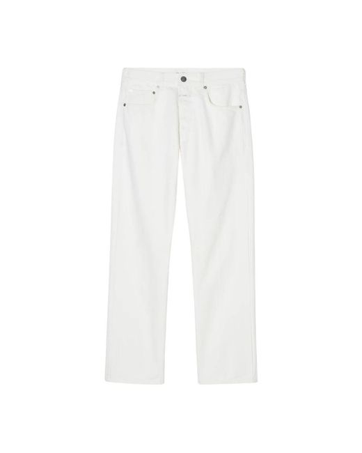 Straight Jeans Closed de color White