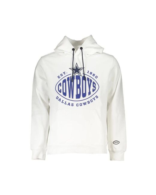 HUGO Weiße Baumwoll Herren Sweatshirt Mit Iconic Logo in White für Herren