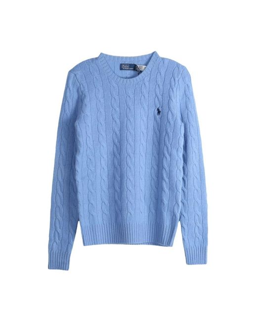 Polo Ralph Lauren Blue Round-Neck Knitwear