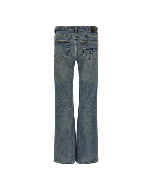 R13 Blue Bootcut Jeans