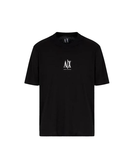 T-Shirts ARMANI EXCHANGE de hombre de color Black