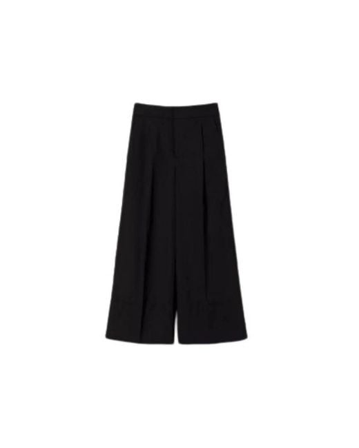 Twinset Black Cropped Trousers