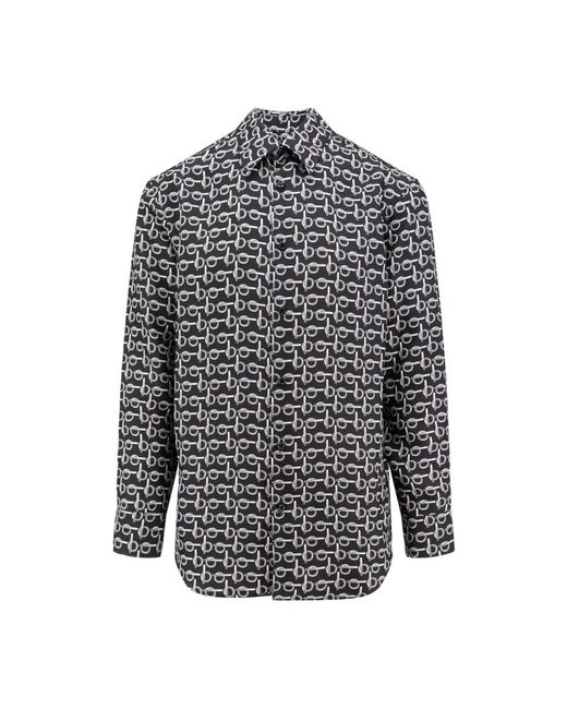 Burberry Gray Casual Shirts for men