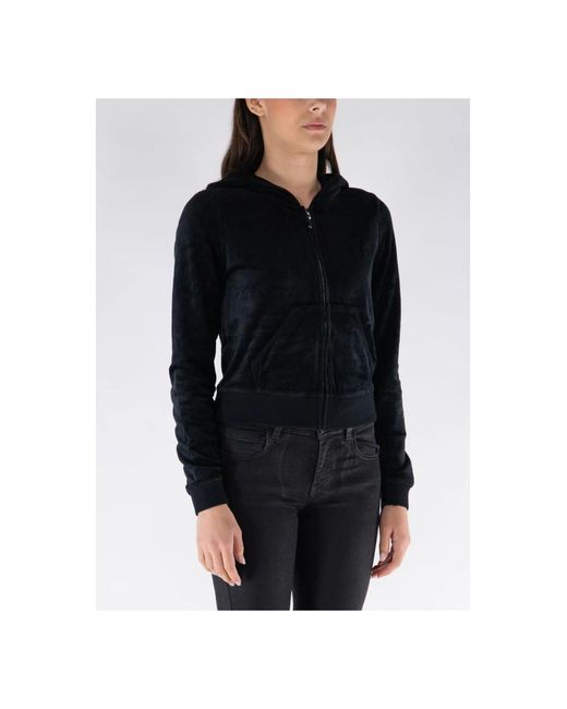Sweatshirts & hoodies > zip-throughs Juicy Couture en coloris Black