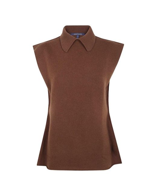 Sofie D'Hoore Brown Sleeveless Strickware
