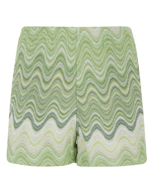 Mc2 Saint Barth Green Short Shorts