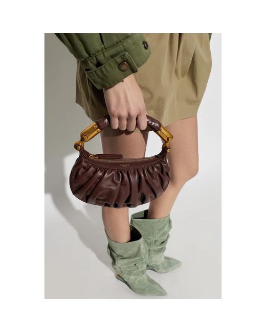 Balmain Brown Ébène Mini Bag