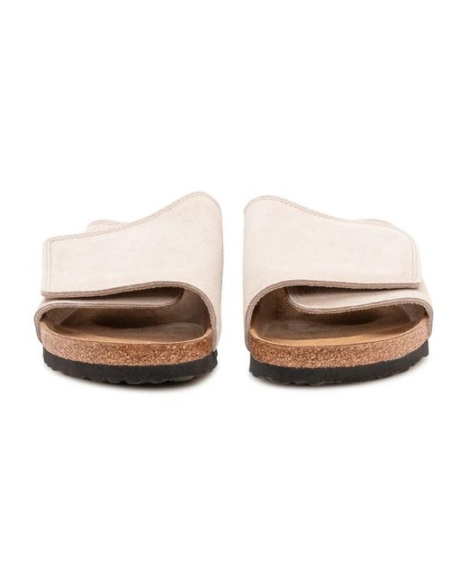 Birkenstock Schoenen ,Leer Solana Vl Suède Leer Smalle Pasvorm in het Natural voor heren