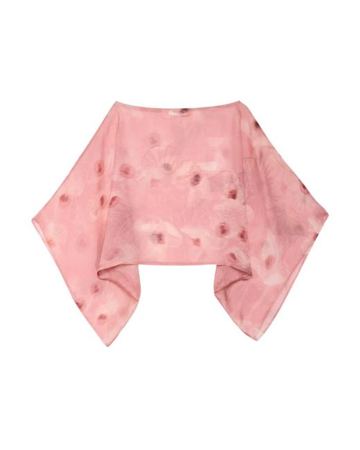 Ottod'Ame Poncho in het Pink