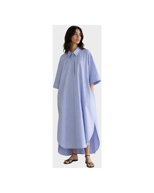 Max Mara Blue Shirt Dresses