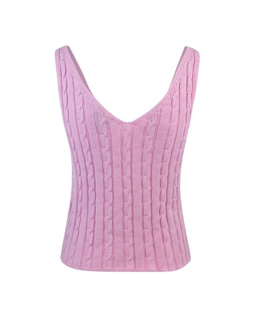 V-Neck Knitwear di MVP WARDROBE in Purple