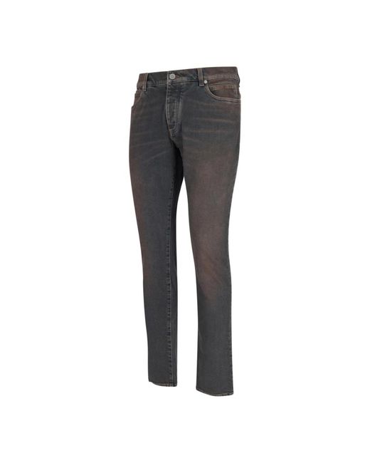 Jeans > slim-fit jeans Balmain pour homme en coloris Gray