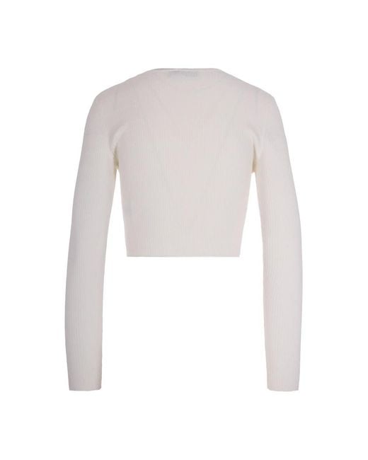 Elisabetta Franchi White Cardigans