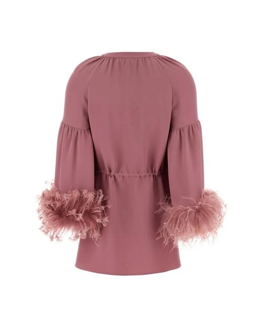 Valentino Garavani Red Blouses