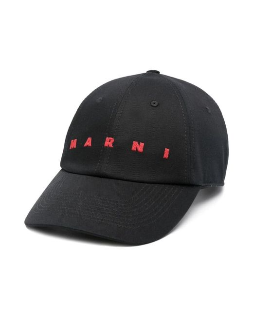 Marni Black Caps for men