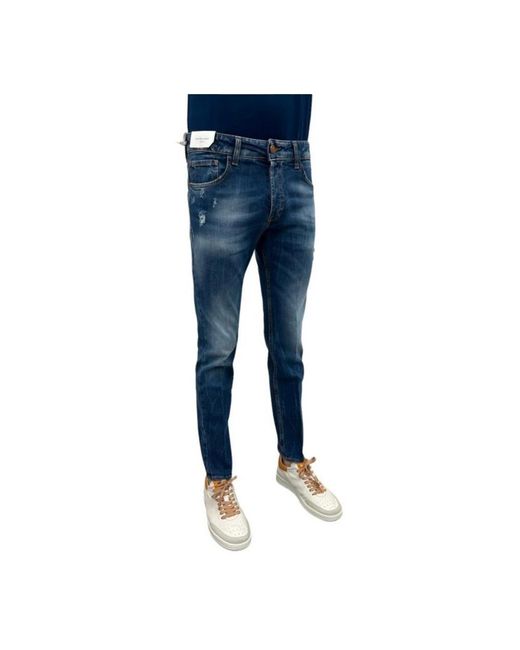 Entre Amis Blue Slim-Fit Jeans for men