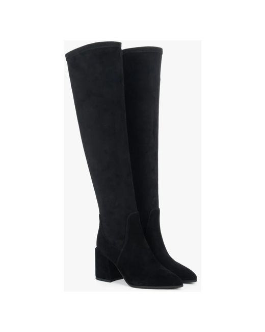 ESTRO Black High Boots