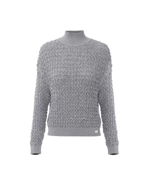 Turtlenecks Elisabetta Franchi en coloris Gray