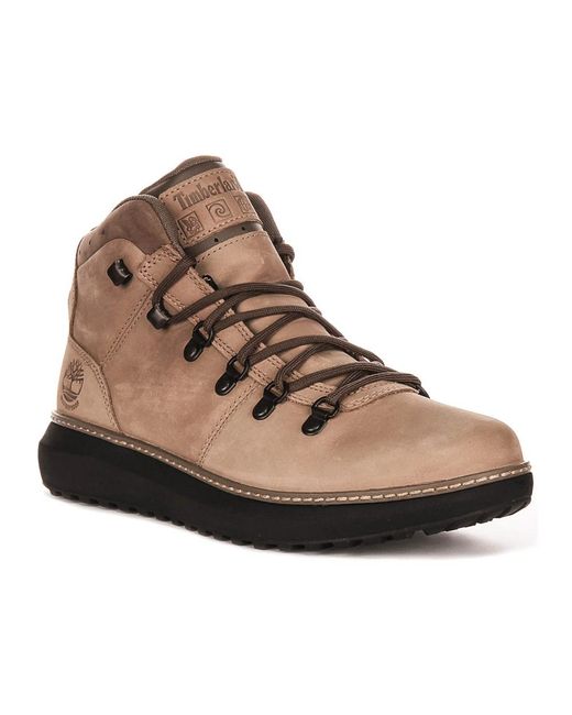 Timberland Brown Lace-Up Boots for men