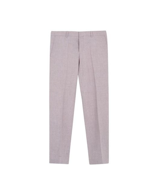 Boss Purple Suit Trousers for men