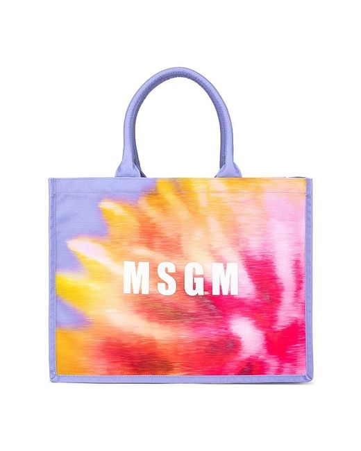Tote Bags MSGM de color Pink