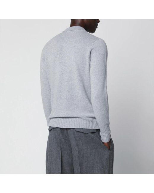 Drumohr Gray Polo Shirts for men