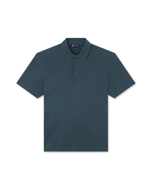 Paul & Shark Haifischflossen-Besticktes Baumwoll-Poloshirt in Blue für Herren
