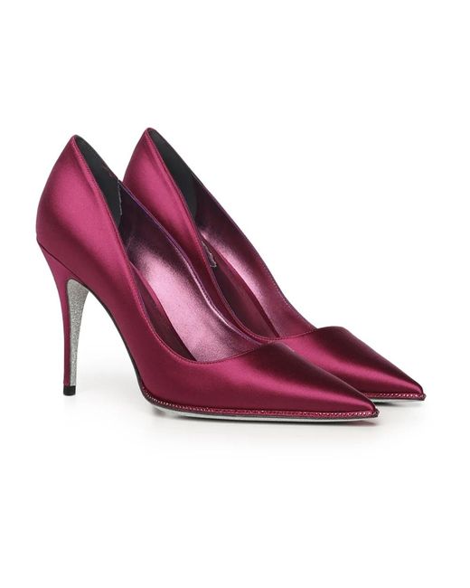 Rene Caovilla Purple Pumps