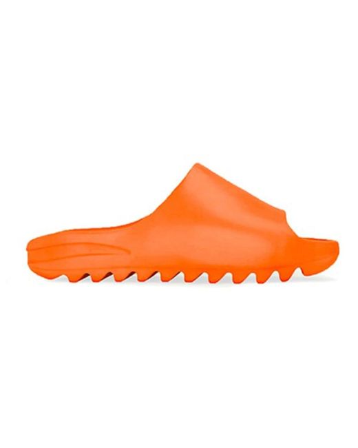 Adidas Orange Sliders for men
