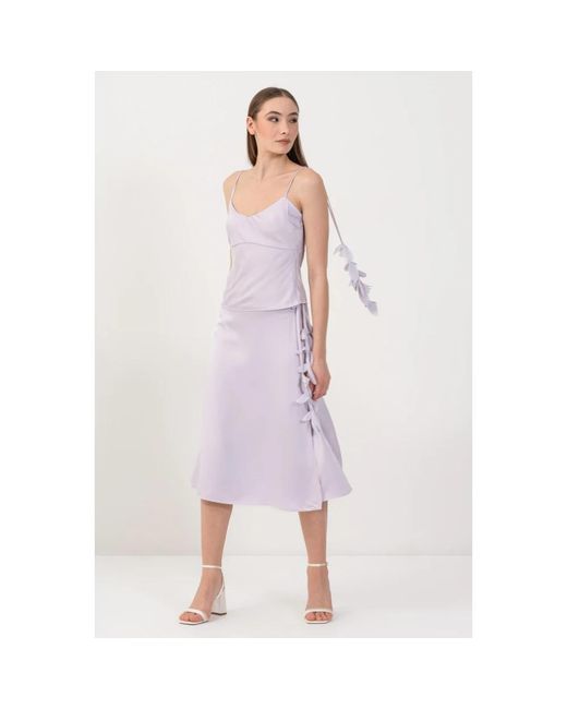 Kocca Purple Sleeveless Tops