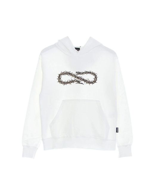 Propaganda Leichtes Hoodie Thorn Logo Langarm in White für Herren
