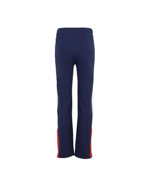 Fila Blue Baumwoll-sweatpants mit elastischem bund