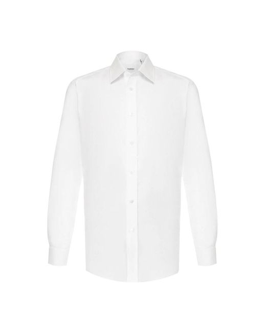 Burberry White Oxford Shirt for men