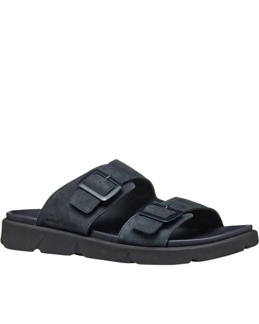 Geox Blue Sliders for men