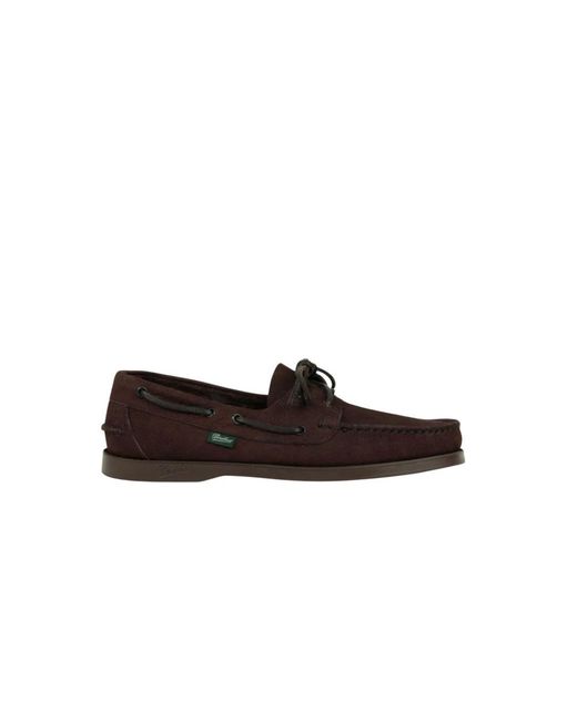 Paraboot Brown Boat Shoes for men
