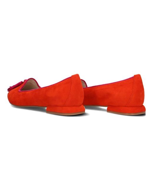 Stefano Lauran Red Slip-On Schuhe