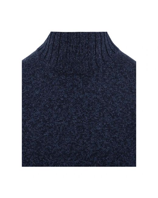 FILIPPO DE LAURENTIIS Blue Turtlenecks for men