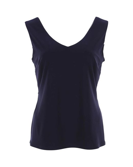 Joseph Ribkoff Blue Sleeveless Tops