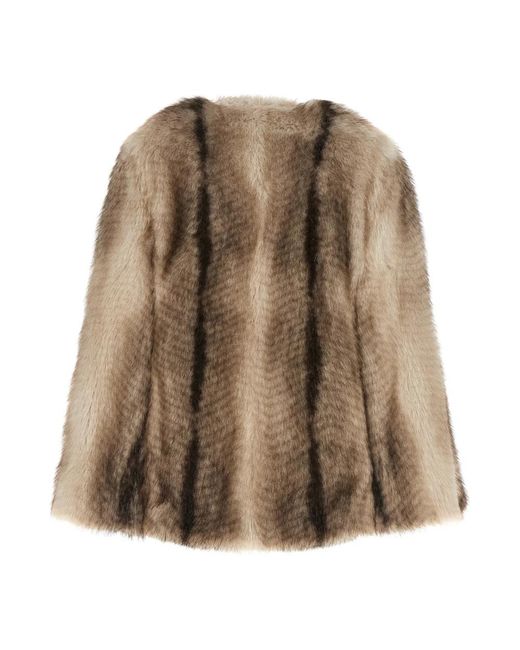 Twinset Hood Jacket in het Brown