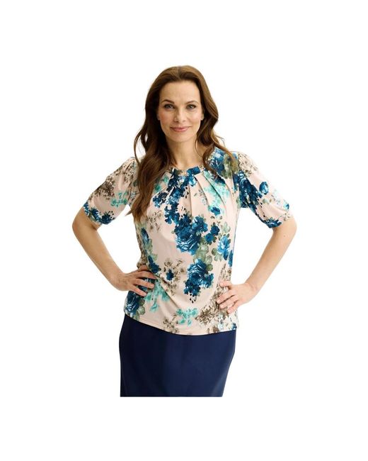 iN FRONT Blouses in het Blue