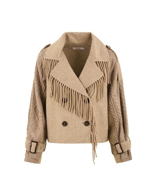 Not Shy Light Jackets in het Natural