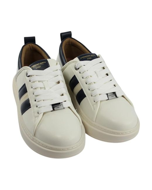 Alexander Smith White Sneakers for men