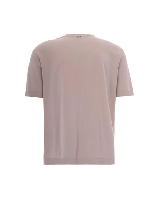 Herno T-Shirts in het Pink voor heren