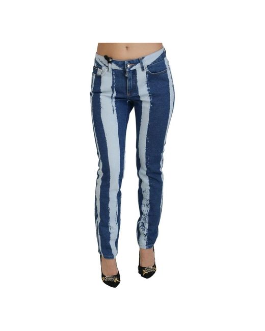Dolce & Gabbana Blue Skinny Fit Jeans