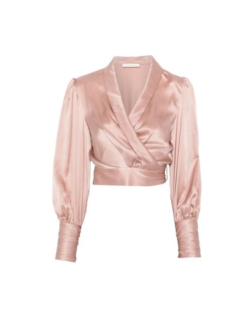 Zimmermann Pink Blouses