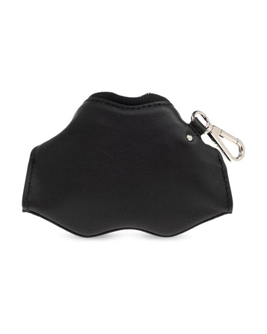 McQueen Accessoires ,Zwart ,Leer Leren Pouch in het Black